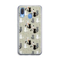 Katten: Samsung Galaxy A40 Transparant Hoesje