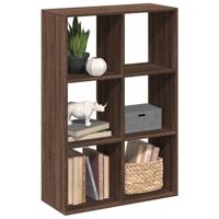 Kamerscherm / boekenkast 69,5x29x103,5 cm hout bruin eikenkleur Kamerscherm / boekenkast 69,5x29x103,5 cm hout bruin eikenkleur