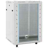VidaXL Netwerkkast met draaiwieltjes 15u 19" ip20 60x45x86 cm VidaXL Netwerkkast met draaiwieltjes 15u 19" ip20 60x45x86 cm