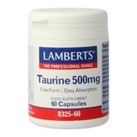 Lamberts Taurine 500mg 60 Vegetarische capsules