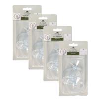 Zuignappen ophanghaakjes - 24x st - 6 cm - groot - transparant - kerstverlichting ophangen