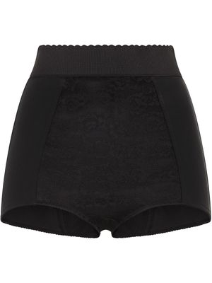 Dolce & Gabbana culotte à taille haute - Noir