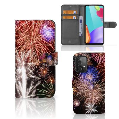 Samsung Galaxy A52 | Wallet Case | met Pasjes | Vuurwerk