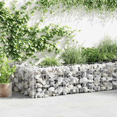 Schanskorfmuur 450x30x50 cm gegalvaniseerd staal
