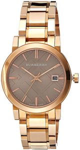 Horlogeband Burberry BU9005 Staal Rosé