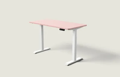 Desktronic HomeOne bureau Wit / Zachtroze / 140x70 cm