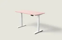 Desktronic HomeOne bureau Wit / Zachtroze / 140x70 cm