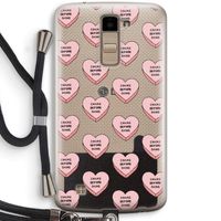Chicks before dicks: LG K10 (2016) Transparant Hoesje met koord
