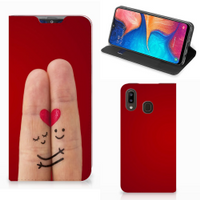 Samsung Galaxy A30 Hippe Standcase Liefde - Origineel Romantisch Cadeau