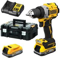 DeWalt dcd805e2t-qw - 18v xr g3 compacte schroef-/klopboormachine | 2x powerstack in tstak