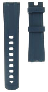 Horlogeband Omega 21022422003002 Rubber Blauw 20mm