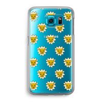 Leeuwenkoppen: Samsung Galaxy S6 Transparant Hoesje