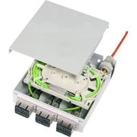 Telegärtner 100022817 Verbindingscassette voor glasvezelkabels Grijs-wit (RAL 7035) 1 stuk(s)