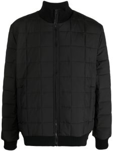 Rains high-neck quilted jacket - Noir