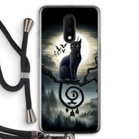 Moonlight Companions: OnePlus 7 Transparant Hoesje met koord