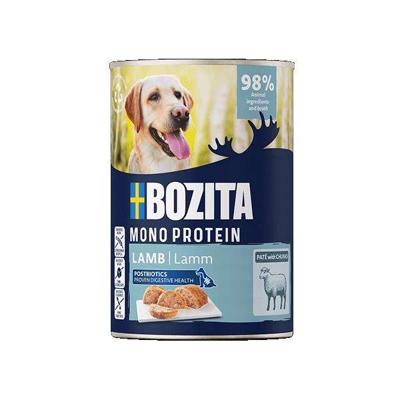 BOZITA Monoprotein Pate Lamb - natvoer voor honden - 400g