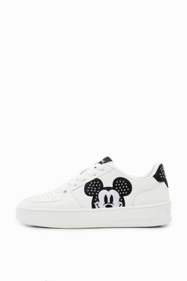 Sneakers met studs en Mickey Mouse - WHITE - 41