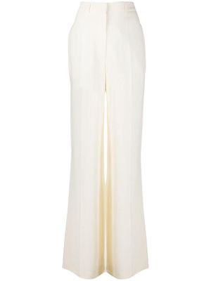 Victoria Beckham pantalon ample à taille haute - Blanc