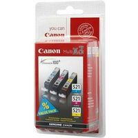 Canon CLI-521 C/M/Y inktcartridge 3 stuk(s) Origineel Cyaan, Magenta, Geel - thumbnail
