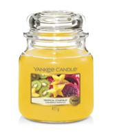 Yankee Candle Tropical Starfruit Medium Jar kaars Cylinder Agave, Grapefruit, Jasmijn, Lelie, Ananas, Vanille Geel 1 stuk(s) - thumbnail