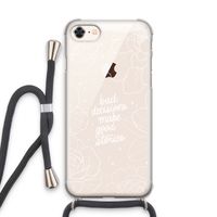 Good stories: iPhone 7 Transparant Hoesje met koord Good stories: iPhone 7 Transparant Hoesje met koord