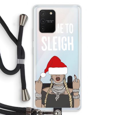 Came To Sleigh: Samsung Galaxy S10 Lite Transparant Hoesje met koord