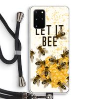 Let it bee: Samsung Galaxy S20 Plus Transparant Hoesje met koord