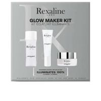 Cosmeticaset voor Dames Rexaline Crystal Bright Glow 3 Onderdelen