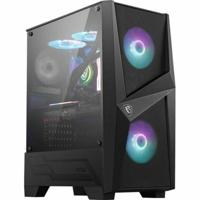 ATX Semi-toren BehuizingMSI Mag Forge 100m Zwart