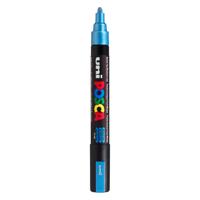 Uni Posca verfmarker pc5m metallic blauw - conische punt 2,5 mm
