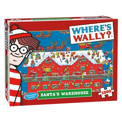 Xms Where's Wally Santas Warehouse Puzzel 1000 Stukjes