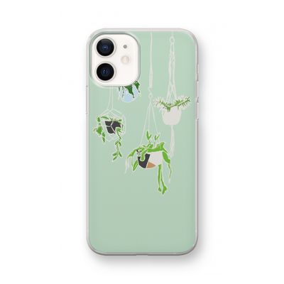 Hang In There: iPhone 12 mini Transparant Hoesje