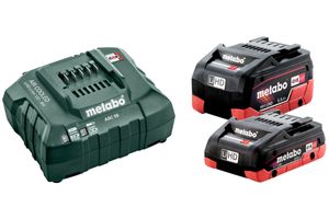 Metabo Basis-set LiHD 1x 4.0 Ah + 1 x 5.5 Ah + Lader ASC 55 - 685160000