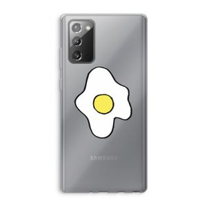 Spiegelei: Samsung Galaxy Note 20 / Note 20 5G Transparant Hoesje