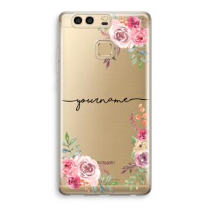 Rozen: Huawei P9 Transparant Hoesje