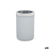 Glas Berilo Grijs Plastic 7,5 x 11,5 x 7,5 cm (16 Stuks)