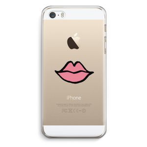 Kusje: iPhone 5 / 5S / SE Transparant Hoesje