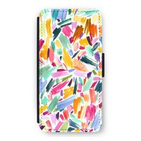 Watercolor Brushstrokes: iPhone 12 Pro Flip Hoesje