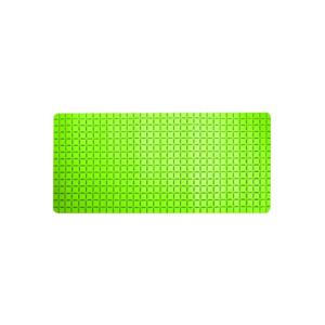 MSV Douche/bad anti-slip mat badkamer - rubber - limegroen - 76 x 36 cm - Badmatjes