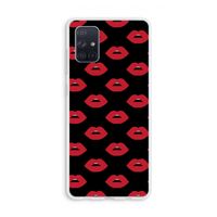Lips: Galaxy A71 Transparant Hoesje