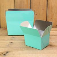 Bonbon doosjes - Chocolade doosje - Zeegroen 135 basic laag - 12 stuks