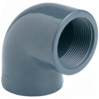 Aquaforte Knie 90º ½ inch Binnendraad - Hoogwaardig DRUK PVC - Weerbestendig & Hoge Drukbestendig