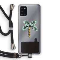 Palmboom: Samsung Galaxy A31 Transparant Hoesje met koord
