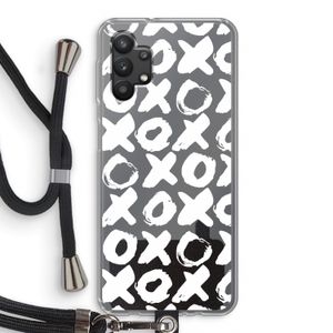 XOXO: Samsung Galaxy A32 5G Transparant Hoesje met koord