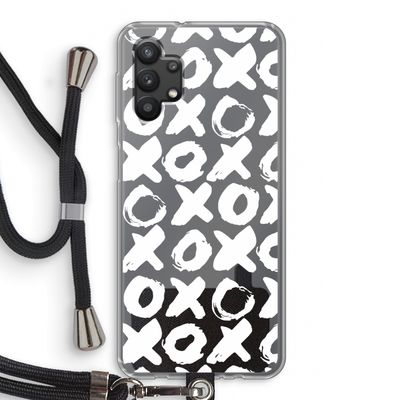 XOXO: Samsung Galaxy A32 5G Transparant Hoesje met koord