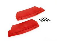 Traxxas - Mud guards, rear, red, (left and right)/ 3x15 CCS (2)/ 3x25 CCS (2) (TRX-9519R)
