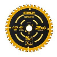DeWALT Cirkelzaagblad voor Multimaterial | Extreme | Ø 165mm Asgat 20mm 40T - DT10301-QZ