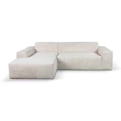 Haluta - Hoek-slaapbank Levi - 266x188x70 - Links
