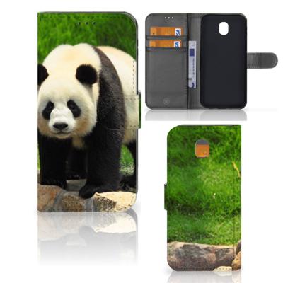 Samsung Galaxy J5 2017 | Telefoonhoesje | Met pasjeshouder | Panda