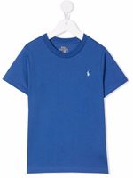 POLO RALPH LAUREN KIDS t-shirt à logo brodé - Bleu